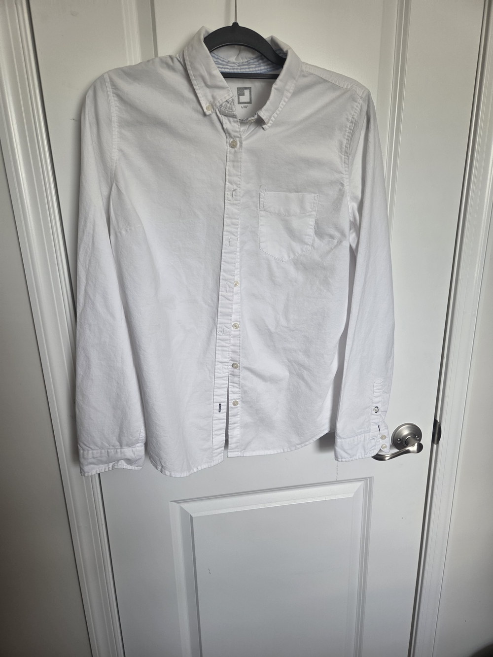 jcpenney Men's White Button-Down Dress Shirt